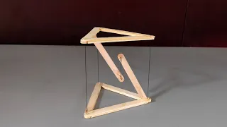 How to make Anti-gravity Structure | science project | Tensegrity structure