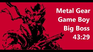 Metal Gear: Ghost Babel Big Boss 43:29 IGT [WR]