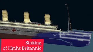 sinking of hmhs Britannic - floating sandbox