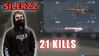 SILERZZ - 21 KILLS - M416+SLR - SOLO vs DUOS - PUBG