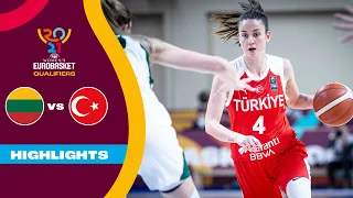 Lithuania - Turkey | Highlights - FIBA Women's EuroBasket 2021 Qualifiers