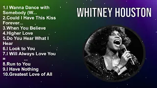 Whitney Houston Full Album 2024 ~ Top 10 Best Songs ~ Greatest Hits