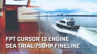 🛥️ Sea trial footage and a detailed explanation of the FPT Cursor 13 engine - Fineline Repower!