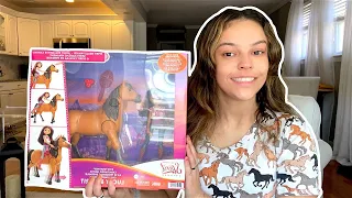 UNBOXING DREAMWORKS SPIRIT UNTAMED RIDE TOGETHER || WALKING SPIRIT & LUCKY DOLL + DVD UNBOXING