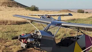 Skyraider off field landing.