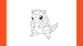 How To Draw Sandshrew (Pokémon)