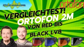 Wie groß sind die Unterschiede zwischen den Tonabnehmern? Wir vergleichen die Ortofon 2M Reihe!