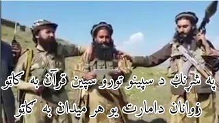 Pashto jihadi nazam | pashto new nazam 2021 | pashto nazam taliban | pa sharang da speeno toro speen