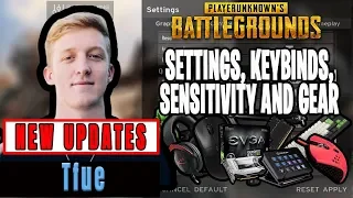 Tfue PUBG Settings, Keybinds, Sensitivity, Gear and Setup Pro Player Updates 2019