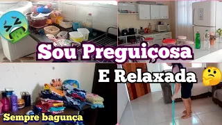 Como Pode uma casa estar tão suja?🤢Sou Preguiçosa e Relaxada|Faxina em 5 horas