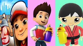 Subway Surfers Peru vs Paw Patrol Runner vs Tag with Ryan Gameplay