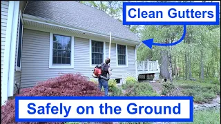 How to clean Gutters from the Ground | Safe & Quick