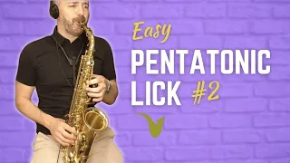 Easy Pentatonic Lick for Saxophone II