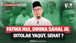 KURANG AJAR! FATWA MUI SOAL HARAM SALAM LINTAS AGAMA, DIHINA SAHAL (JIL) DAN DITOLAK MENAG YAQUT.