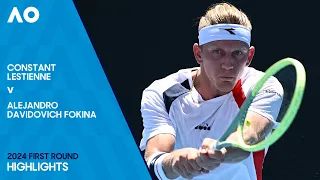 Constant Lestienne v Alejandro Davidovich Fokina Highlights | Australian Open 2024 First Round