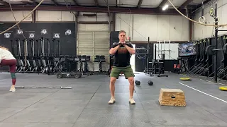 Tempo DBL KB Front Squat