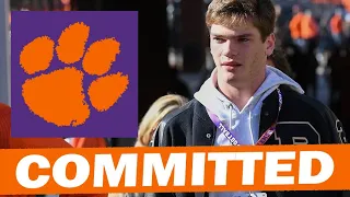 Christopher Vizzina is Fully Committed to Clemson