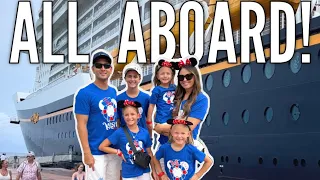 Boarding Our Very First Cruise Ship - AND it’s WAY Better Than We Expected! | All Aboard!