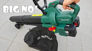 Parkside 40V Leaf Blower and Vacuum - PLSBA 40-Li A1 / Akku - Laubbläser