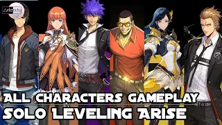 Gameplay All Characters Solo Leveling Arise [All Weapon Skills Showcase]