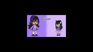 🪻Aphmau did this trend with her past self🪻#trending #gachalife #gachameme #shortvideo #comedy