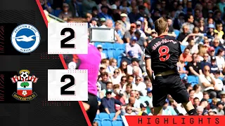 90-SECOND HIGHLIGHTS: Brighton & Hove Albion 2-2 Southampton | Premier League