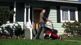 Dean mows the lawn - Supernatural 2x20 - (What a Wonderful World) [HD]