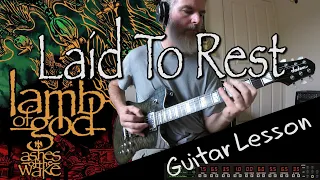 Laid To Rest Guitar Lesson