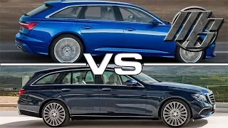 2018 Audi A6 Avant vs 2018 Mercedes E - Motorshow