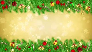 Christmas Animated Background | Animation Loop | Xmas Tree BG | FULL HD Video | 4K Animated Footage