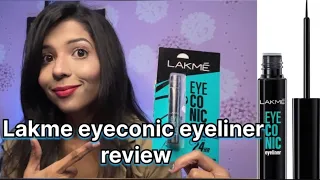 Lakme Eyeconic Eyeliner Honest Review and Swatches" | product review | makeup product reviews