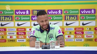 SELEÇÃO BRASILEIRA: Coletiva de imprensa com Neymar - 07/09/23