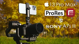 WATCH OUT Sony! iPhone 13 Pro Max ProRes video vs Sony a7s III