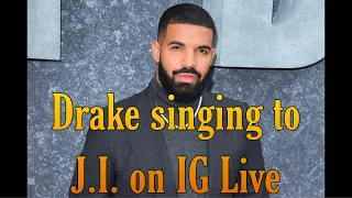 Drake singing along to J.I. The Prince of N.Y.