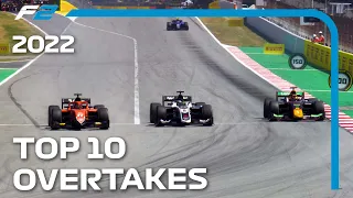 Top 10 Overtakes Of The 2022 F2 Season!