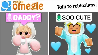 Roblox Omegle VOICE CHAT... But I'm The Cutest 5 YEAR OLD 4