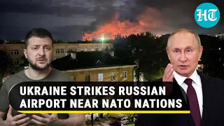 Russia's Il-76 Heavy Aircraft Destroyed In Ukraine's Drone Attack Near NATO Nations | Watch