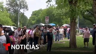 Tensión y caos en votaciones de mexicanos en EE.UU. | Noticias Telemundo