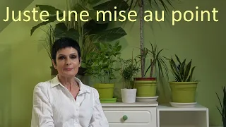 20.05.2023 - Patricia Darré - Juste une mise au point