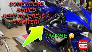 2005 Yamaha R1 faulty starter replacement!