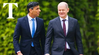 LIVE: Olaf Scholz receives Rishi Sunak with military honours in Berlin