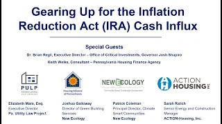 Gearing Up for the Inflation Reduction Act (IRA) Cash Influx | Full Recording