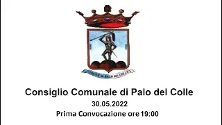 Consiglio Comunale di Palo del Colle del 30 Maggio 2022 ore 19:00