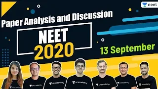 NEET: Paper Analysis & Discussion NEET 2020 | Physics | Chemistry | Biology | Unacademy NEET