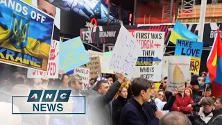 TFC News North America: Fil-Ams join massive NYC rally condemning Russia's invasion of Ukraine | ANC