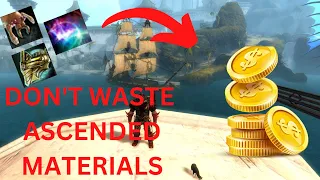 Use Ascended Materials to Make Gold While Playing Normally - Guild Wars 2 Gold Tips