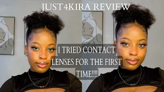 Affordable and best contact lenses for dark eyes @just4kira