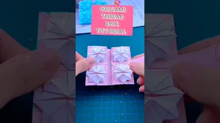 Diy origami thread box tutorial#shorts#shortsfeed#origami#diy#tutorial