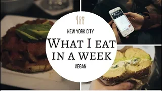 what I ate for a week in NYC + vegan!