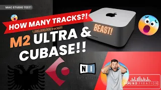 Mac Studio M2 Ultra and Cubase and Kontakt! Music production performance test!